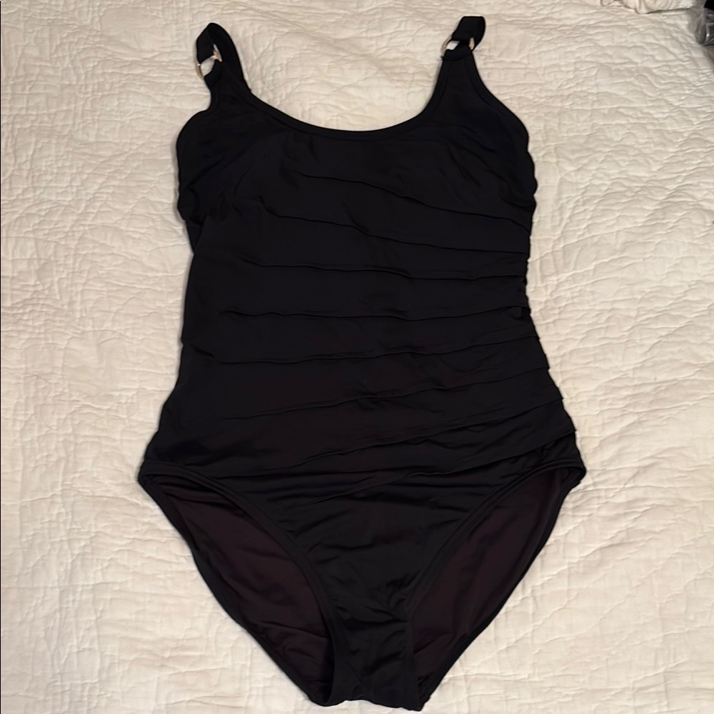 Calvin Klein Black Swimwear with Silver‎ Accent